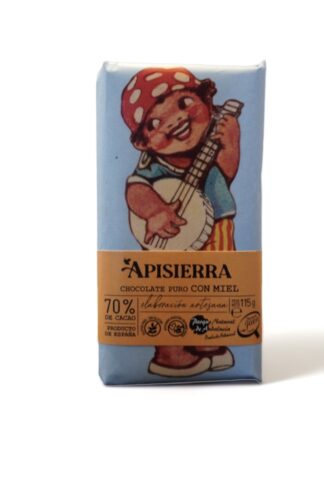 Hiszpańska czekolada rzemieślnicza z miodem 115g
