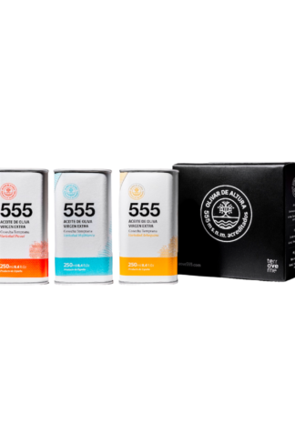 555 Hiszpańska oliwa z oliwek na prezent zestaw 3 x 250ml