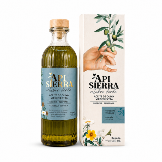 Delikatna oliwa z oliwek extra virgin Apisierra Coupage 500ml wczesne zbiory