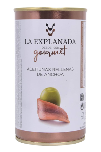 La Explanada oliwki nadziewane anchois 350G/150G
